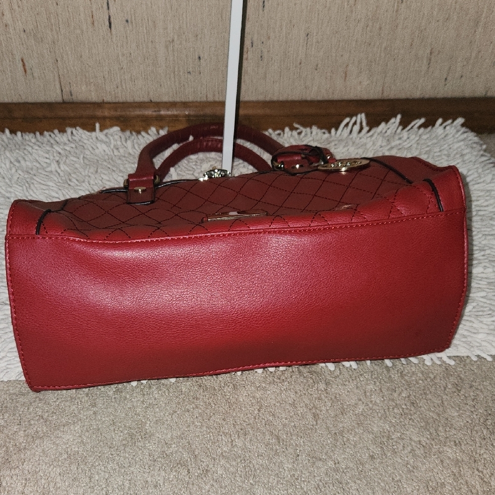 Christian Lacroix Red Quilted Handbag - Picture 8 of 9